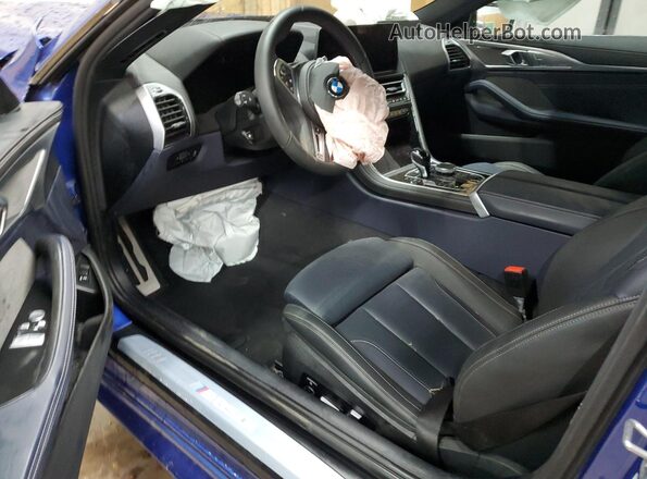 WBABC4C00RCR21274 2024 BMW M8 Blue Widok deski rozdzielczej