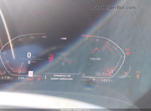 WBAGV4C04LCD10884 2020 BMW 8 SERIES Blue Вид задніх сидінь