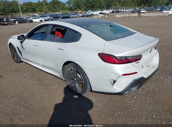 WBAGV4C08MCF58797 2021 BMW 8 SERIES White Задня ліва чверть