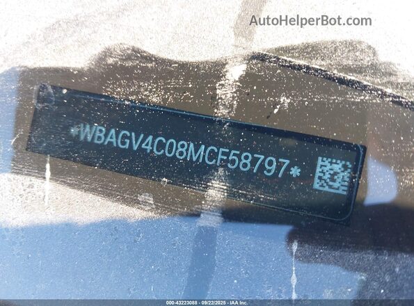WBAGV4C08MCF58797 2021 BMW 8 SERIES White 
