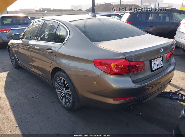 WBAJA5C37HG894535 2017 BMW 5 SERIES Brown Հետևի ձախ