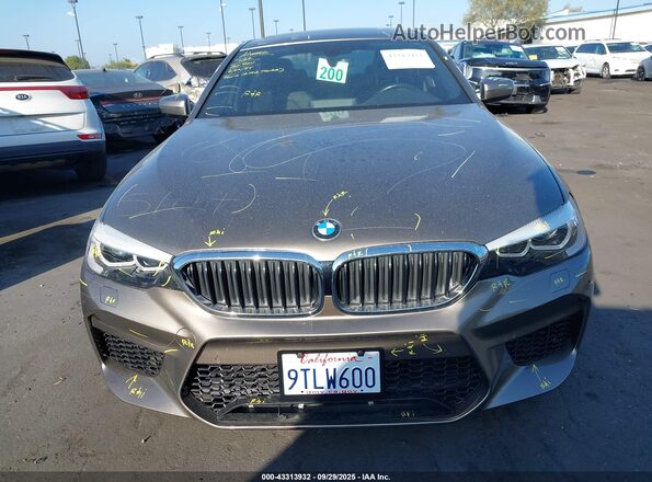 WBAJA5C37HG894535 2017 BMW 5 SERIES Brown Սարքավորումների վահանակի տեսք