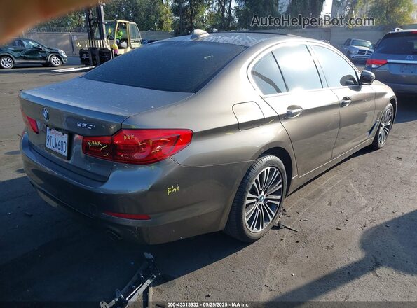 WBAJA5C37HG894535 2017 BMW 5 SERIES Brown Հետևի աջ