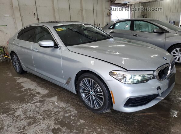 WBAJA5C57KWW25692 2019 BMW 5 SERIES Silver Передня права чверть