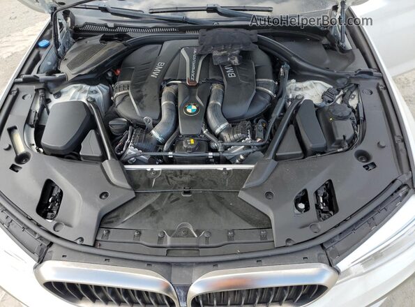 WBAJB9C53JB034866 2018 BMW M5 White Rear interior view