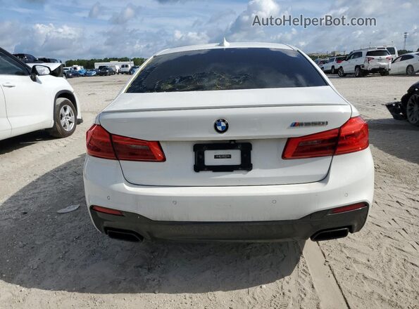 WBAJB9C53JB034866 2018 BMW M5 White Rear view