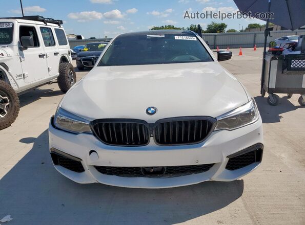 WBAJB9C54JB034746 2018 BMW M5 White წინა ხედი