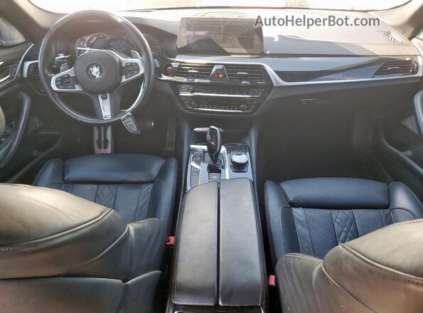 WBAJB9C54JB034746 2018 BMW M5 White წინა პანელის ხედი