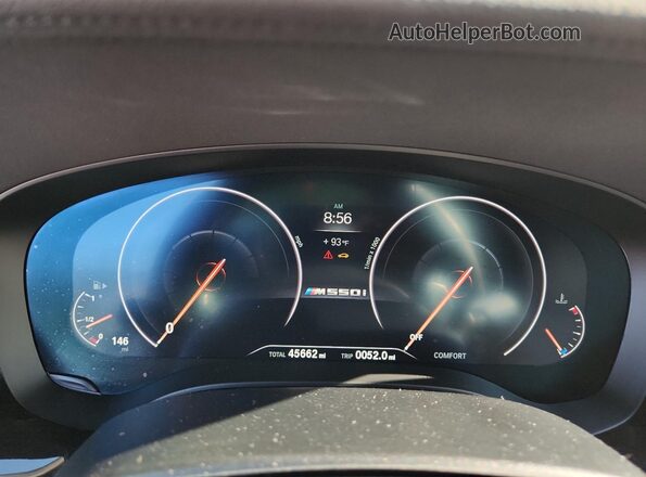 WBAJB9C56KB287505 2019 BMW M5 White 