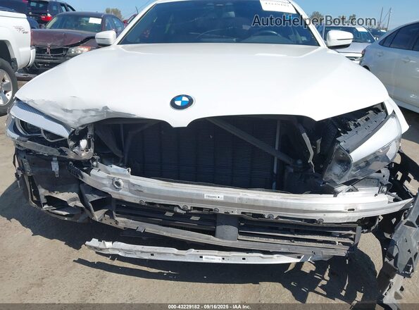 WBAJR3C01LWW62529 2020 BMW 5 SERIES White Front view