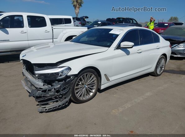 WBAJR3C01LWW62529 2020 BMW 5 SERIES White Front left