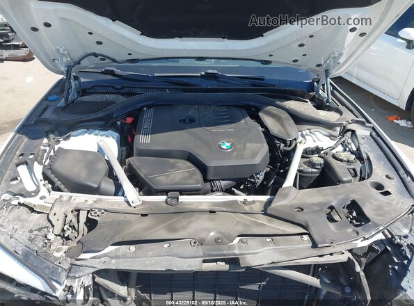 WBAJR3C01LWW62529 2020 BMW 5 SERIES White Rear view