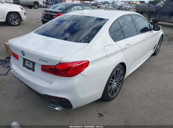 WBAJR3C0XLWW78406 2020 BMW 5 SERIES White Հետևի աջ