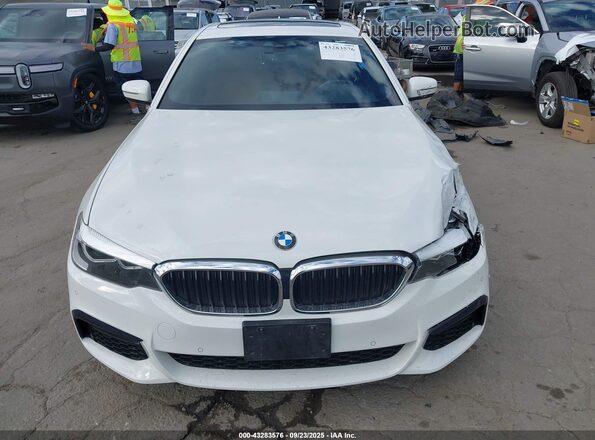 WBAJR3C0XLWW78406 2020 BMW 5 SERIES White Սարքավորումների վահանակի տեսք