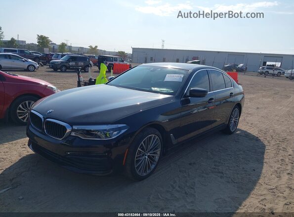 WBAJR7C05LCE49613 2020 BMW 5 SERIES Black Przód lewy
