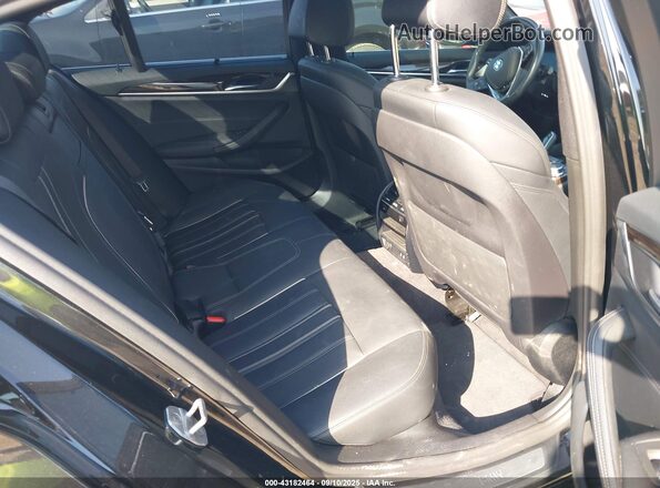 WBAJR7C05LCE49613 2020 BMW 5 SERIES Black Widok naklejki z numerem VIN