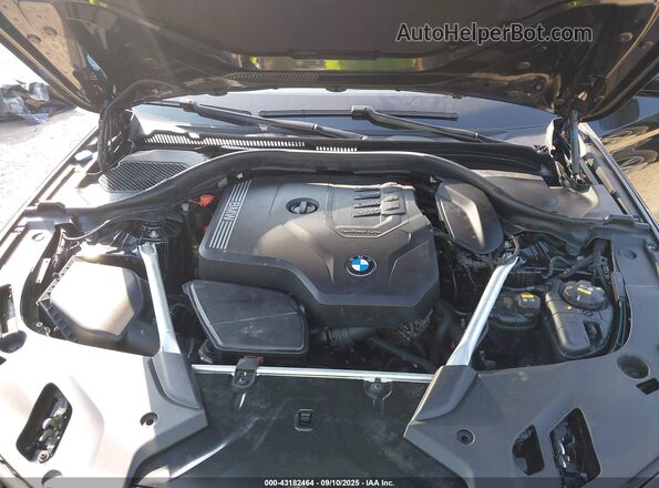 WBAJR7C05LCE49613 2020 BMW 5 SERIES Black Widok z tyłu