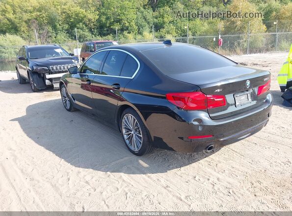 WBAJR7C05LCE49613 2020 BMW 5 SERIES Black Tył lewy