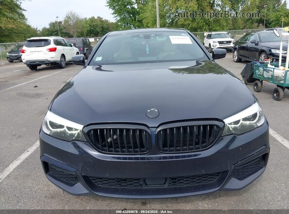 WBAJR7C06LCD61248 2020 BMW 5 SERIES Blue Vista del cuadro de instrumentos
