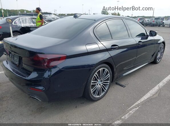 WBAJR7C06LCD61248 2020 BMW 5 SERIES Blue Trasero derecho