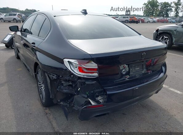 WBAJR7C06LCD61248 2020 BMW 5 SERIES Blue Vista frontal