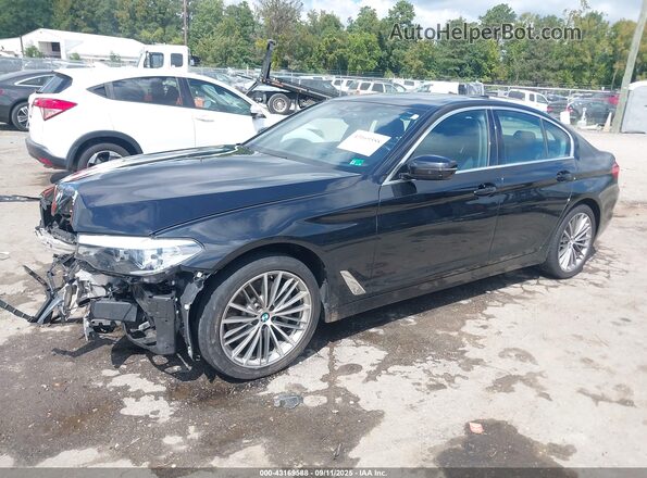 WBAJR7C0XLWW76369 2020 BMW 5 SERIES Black Front left