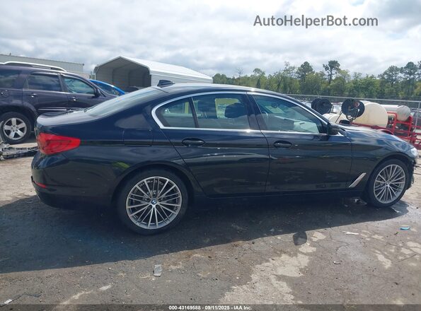 WBAJR7C0XLWW76369 2020 BMW 5 SERIES Black Rear interior view