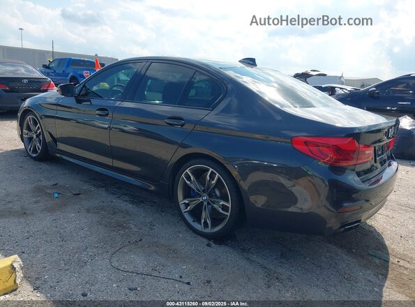 WBAJS7C07LCD20695 2020 BMW 5 SERIES Black უკანა მარცხენა