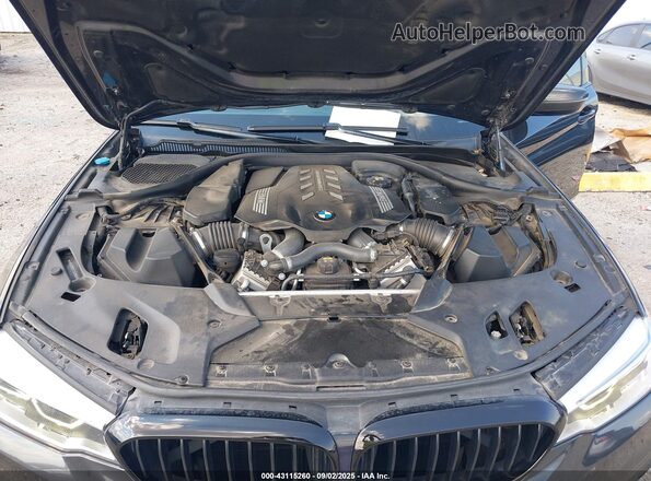WBAJS7C07LCD20695 2020 BMW 5 SERIES Black უკანა ხედი