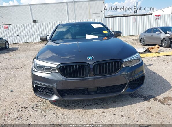 WBAJS7C07LCD20695 2020 BMW 5 SERIES Black ხელსაწყოთა პანელის ხედი