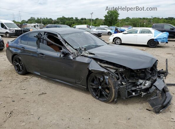 WBAJS7C08LCE26055 2020 BMW M5 Черный Передняя правая четверть
