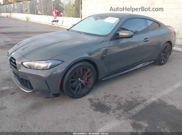 WBS13HK08SCU69516 2025 BMW M4 Gray წინა მარცხენა ხედი სამი მეოთხედიდან