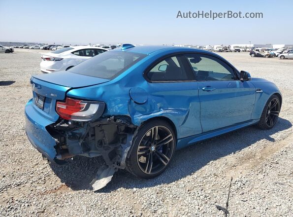 WBS1H9C51HV786567 2017 BMW M2 Blue Rear right