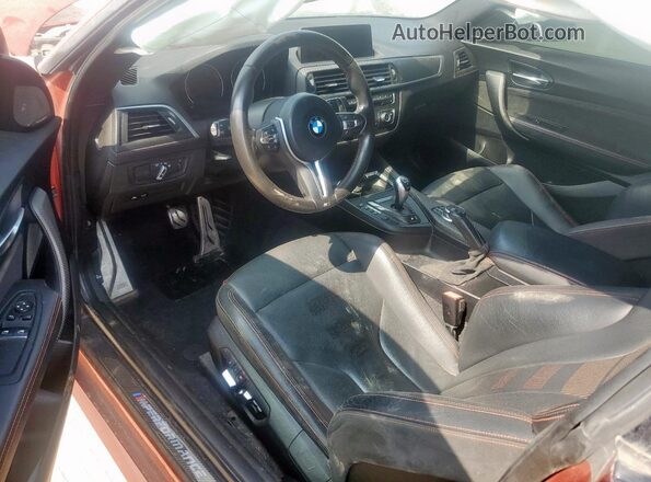 WBS2U7C01L7E32931 2020 BMW M2 Orange Առջևի վահանակի տեսք