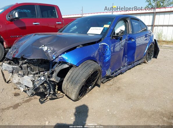 WBS33AY09NFL93279 2022 BMW M3 Blue Przód lewy