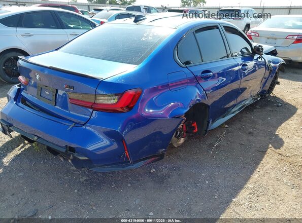 WBS33AY09NFL93279 2022 BMW M3 Blue Tył prawy