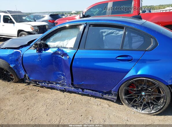 WBS33AY09NFL93279 2022 BMW M3 Blue Widok wnętrza 360 stopni