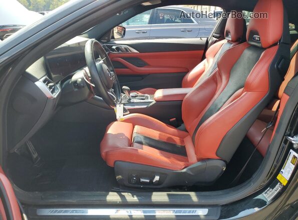 WBS33AZ01RCP01938 2024 BMW M4 Черный Вид салона спереди