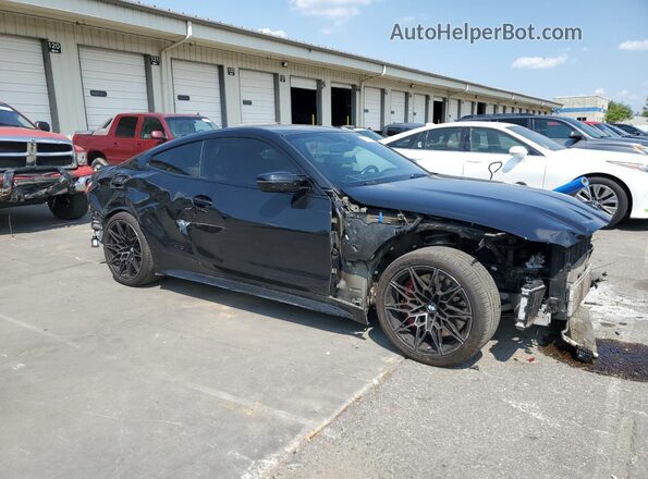 WBS33AZ01RCP01938 2024 BMW M4 Черный Передняя правая четверть