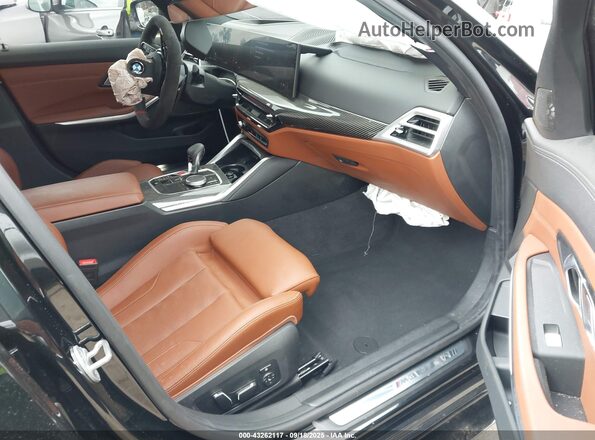 WBS33HJ04SFU35498 2025 BMW M3 Black Սալոնի դիմացի տեսք