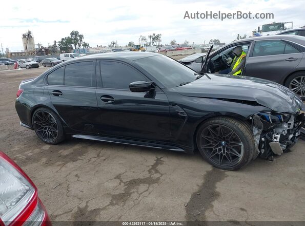 WBS33HJ04SFU35498 2025 BMW M3 Black Սալոնի 360 աստիճան տեսք