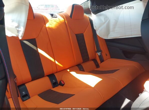 WBS33HK07SCS42326 2025 BMW M4 Gray VIN კოდის სტიკერის ხედი