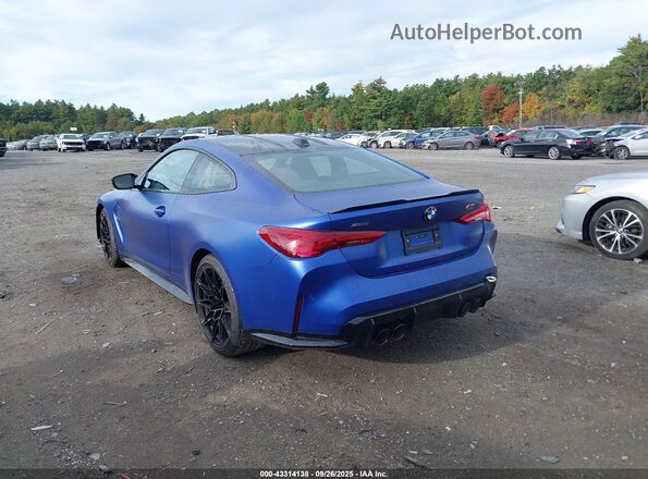 WBS33HK0XSCU88352 2025 BMW M4 Синий Задняя левая четверть