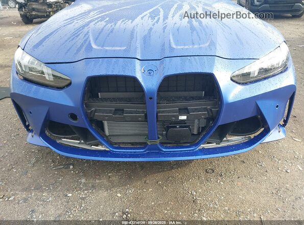 WBS33HK0XSCU88352 2025 BMW M4 Синий Вид спереди