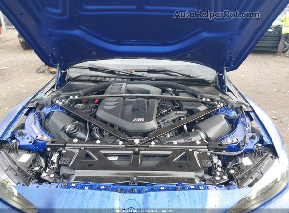 WBS33HK0XSCU88352 2025 BMW M4 Синий Вид сзади