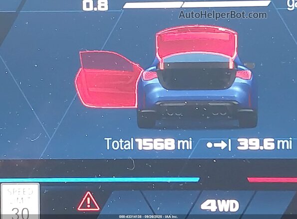 WBS33HK0XSCU88352 2025 BMW M4 Синий 