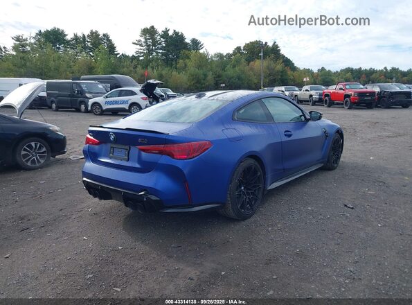 WBS33HK0XSCU88352 2025 BMW M4 Синий Задняя правая четверть