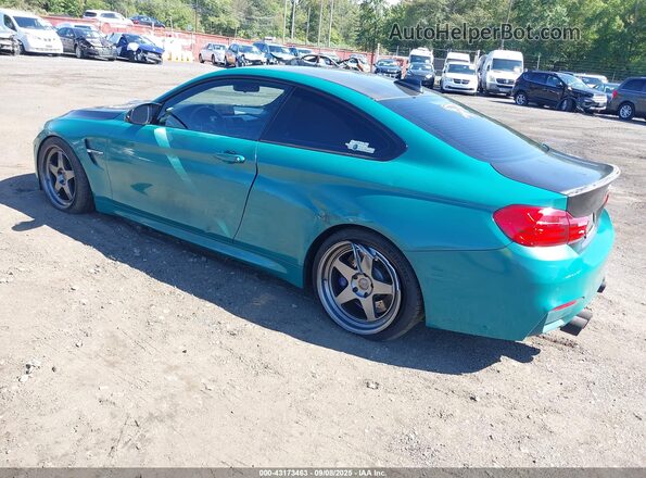 WBS3R9C5XGK336812 2016 BMW M4 Green Trasero izquierdo
