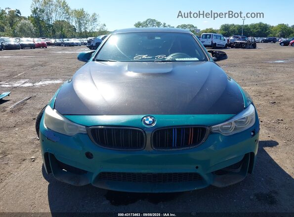 WBS3R9C5XGK336812 2016 BMW M4 Green Vista del cuadro de instrumentos