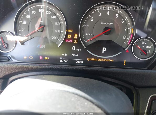 WBS3R9C5XGK338771 2016 BMW M4 Gray Vista de los asientos traseros